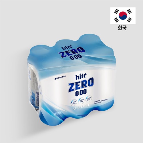 하이트 제로 (무알콜)(캔) (500ML * 6)