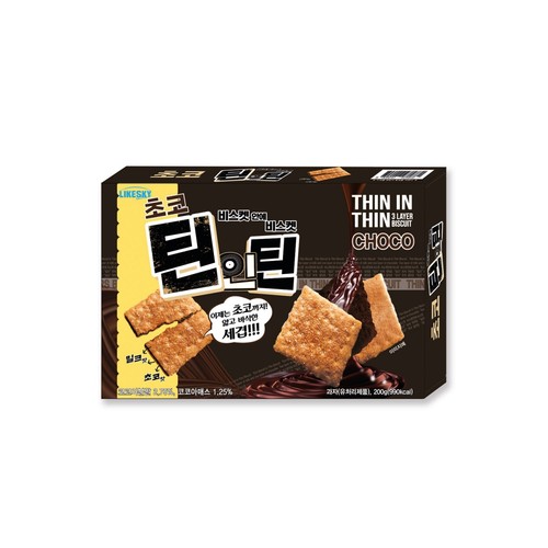 초코 틴인틴 비스켓 (200G)