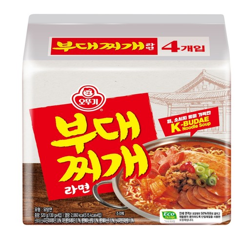 오뚜기 부대찌개라면 (130G*4)