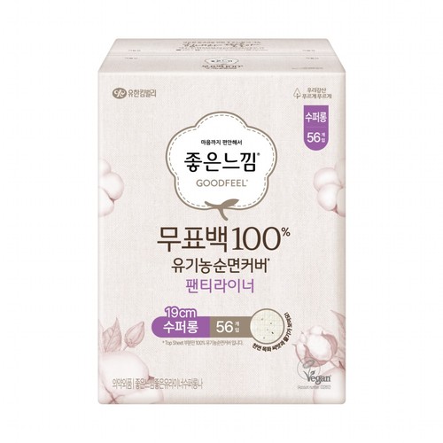 좋은느낌 무표백라이너 (슈퍼롱, 56입) (56입)