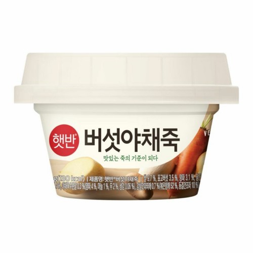 CJ 햇반 버섯야채죽 (268G)