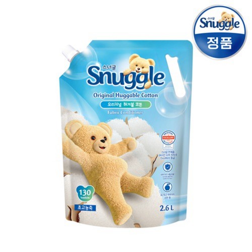 스너글 초고농축 섬유유연제 (허거블코튼) (2.6L)