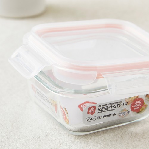 오늘좋은 오븐글라스정사각 (300ml)