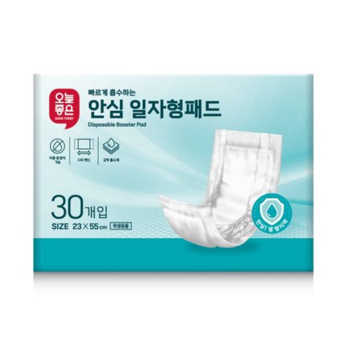 오늘좋은 안심일자형패드 (30입)