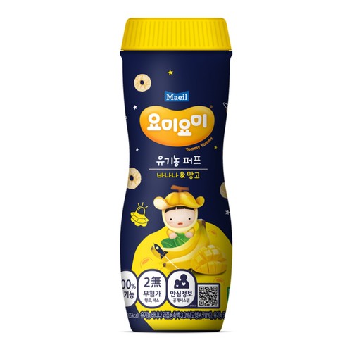 매일 요미요미 오가닉퍼프 바나나&망고 (42G)
