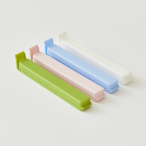 오늘좋은 심플 봉지집게(4P) (11*1.5*1.7CM)