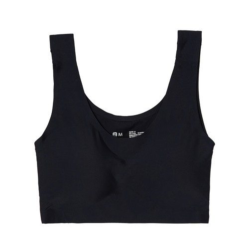 BLACK/XL 오늘좋은 여성 노라인 브라