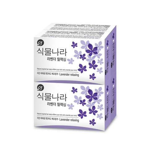 식물나라 비누 (라벤더릴랙싱) (90G*4입)