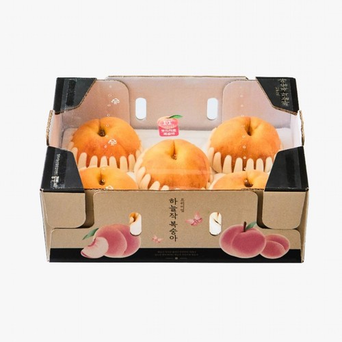 [농할할인가 10,960원] 하늘작 부드러운 복숭아 (4-7입/박스)