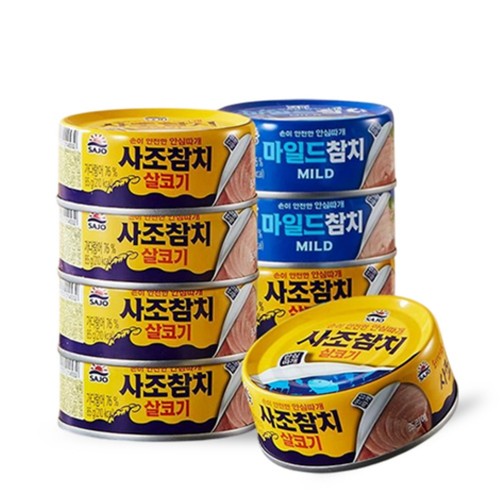 사조 살코기마일드참치 기획 (85G*8입)