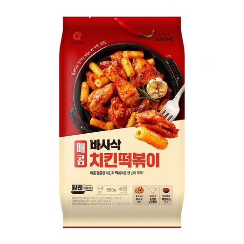 마니커 바사삭 치킨 매콤 떡볶이 (550G)