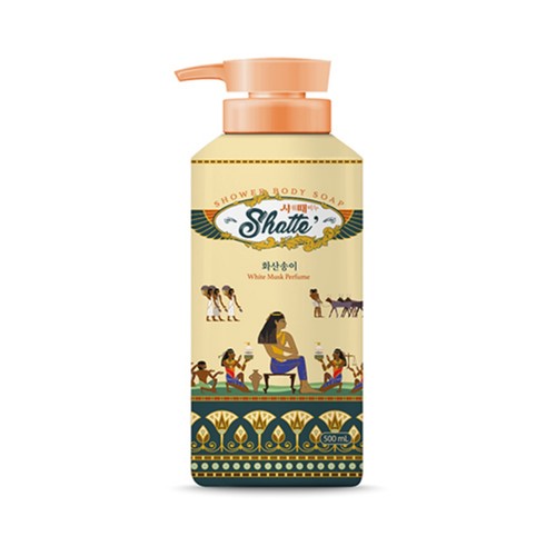  샤워때비누 바디워시 (화산송이) (500ML)