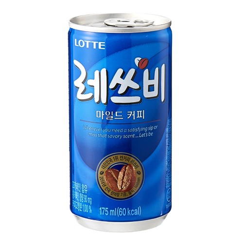 롯데 레쓰비 마일드 (175ML*6입)
