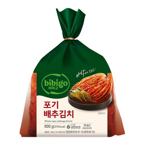 CJ 비비고 포기 배추김치 (900G)