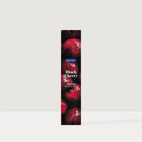【블랙체리】 사티아 가루날림 없는 퍼퓸 인센스 스틱 (25G)