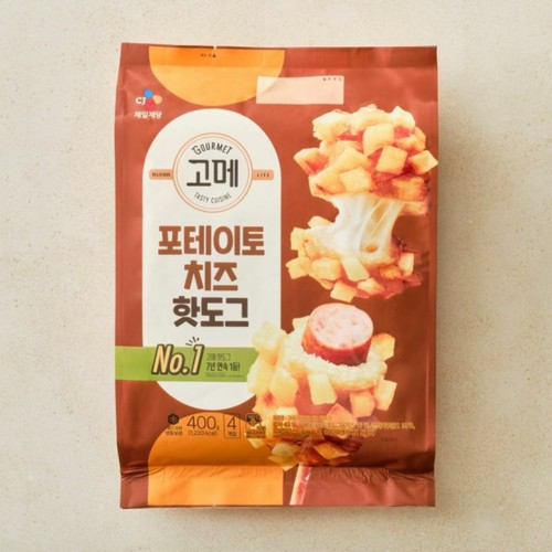 CJ 고메 포테이토치즈 핫도그 (400G)