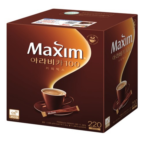 동서 맥심 아라비카100 믹스 (11.8G*220입)