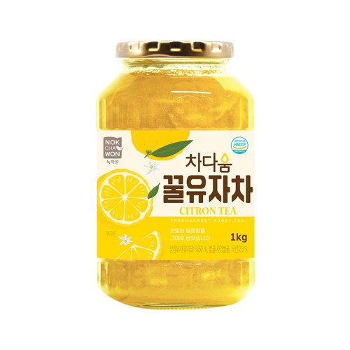 녹차원 꿀 유자차 (1KG)