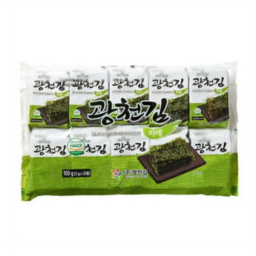 광천 파래김(식탁) (5G*20봉)
