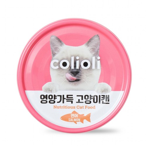 콜리올리 영양가득 고양이캔 (연어) (160G)
