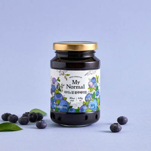 마이노멀 저당 저칼로리 블루베리잼 (320G)