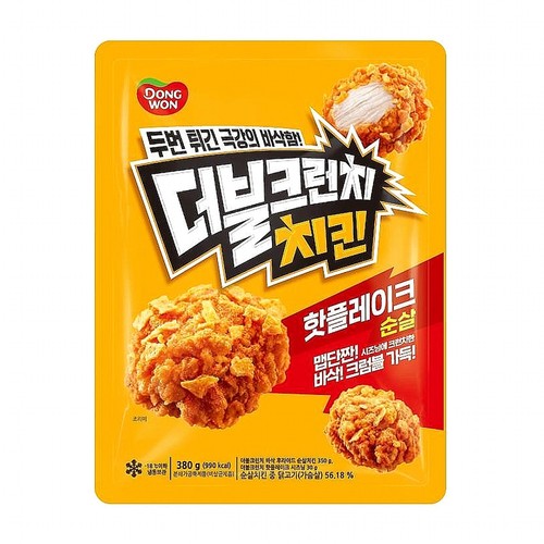 동원 크런치 핫플레이크 치킨 (380G)