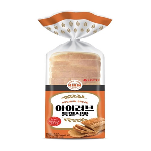롯데 아이러브 통밀식빵 (500G)