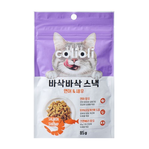 콜리올리 바삭바삭 스낵 (연어&새우) (85G)