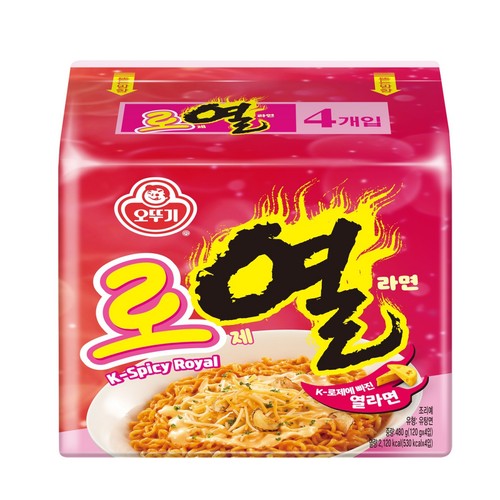 오뚜기 로열라면 (120G*4)