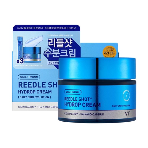 VT 하이드롭 리들샷 크림 (기획) (50ML+2ML*3(리들샷))