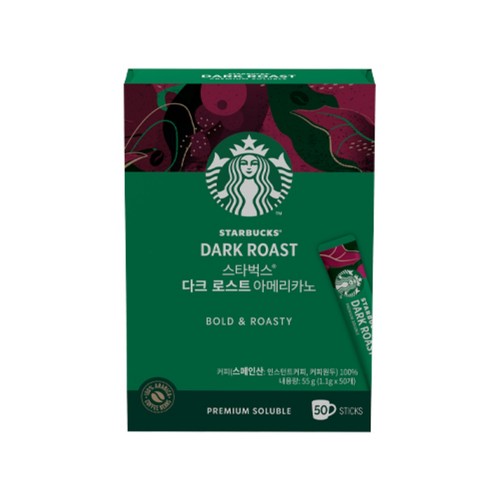 스타벅스 다크로스트 아메리카노 (1.1G*50입)
