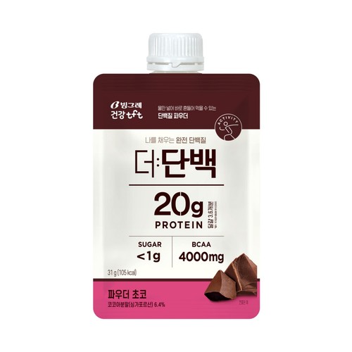 빙그레 더단백 파우치 초코 (31G)