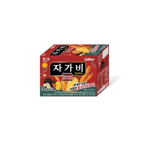 AX 'Jagabee 30g x 3 packs SHOT TJagabee Calbee Crispy texture!! True raw potato flavor 100 (540kcal) Frozen potatoes 85.4% Hot Truffle Shot Seasoning 18 00050