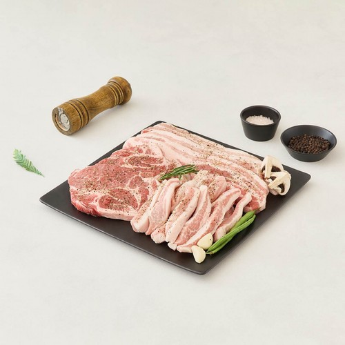 돼지고기 캠핑 모둠팩 (1200G)