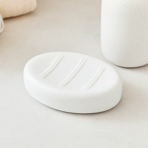 세라믹 비누받침 (화이트) (12*8*2CM)