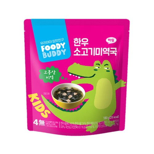 푸디버디 한우 소고기미역국 (180G)