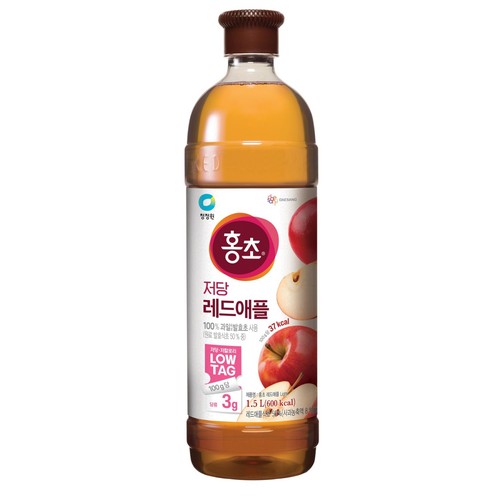 청정원 홍초 저당 레드애플 (1.5L)