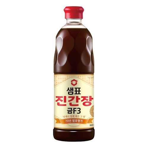 샘표 진간장 금F-3 (860ML)
