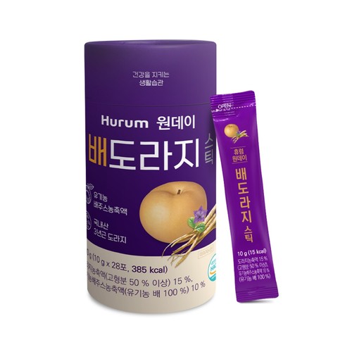 휴럼 원데이 배도라지스틱 (10G*28포)