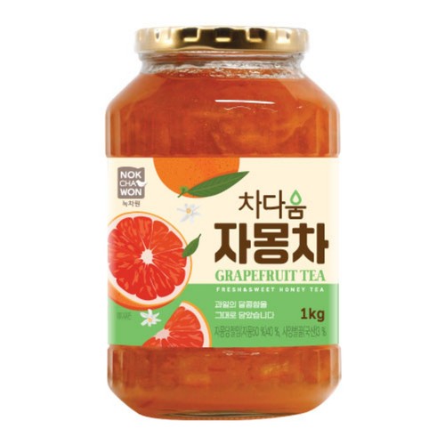  녹차원 차다움 자몽차 (1KG)