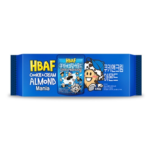 HBAF 쿠키앤크림아몬드 매니아 (40G*8봉)