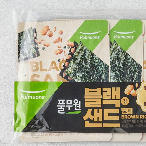 풀무원 블랙 김샌드 기획(현미,3봉) (20G*3봉)
