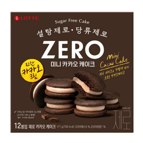 롯데 제로 카카오케이크 (171G)