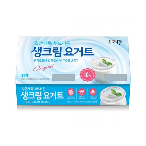 동원 소와나무 생크림 요거트 오리지널 (85G*8입)
