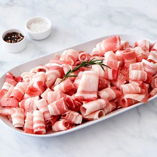 국내산 돼지고기 대패 삼겹살 (냉동) (800G)