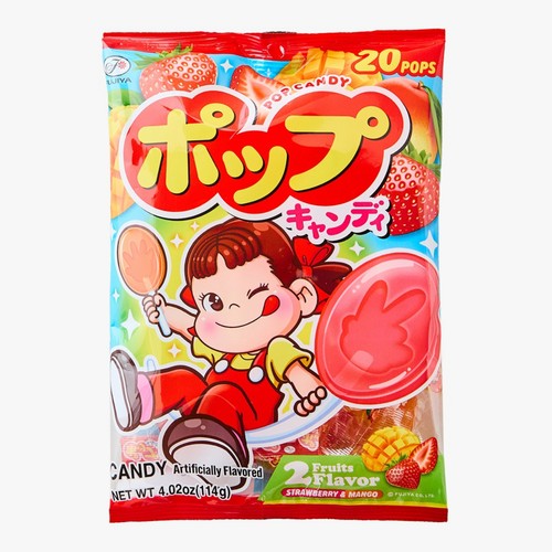 후지야 후지야 팝캔디 딸기&망고맛 (114G)