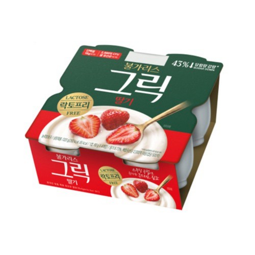 남양 불가리스 그릭 딸기 (80G*4입)