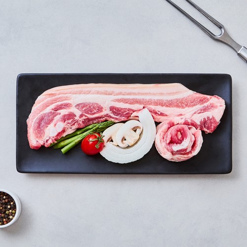 K-흑돼지 삼겹살 구이용(국내산) (500G)