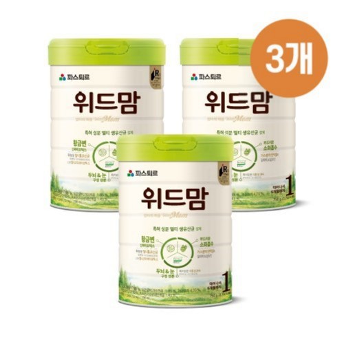 [3개] 파스퇴르 위드맘 1단계 (750G * 3)