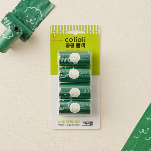 콜리올리 킁킁 풉백 (15매×4롤)